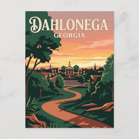 Dahlonega USA Postkarte (Vorderseite)