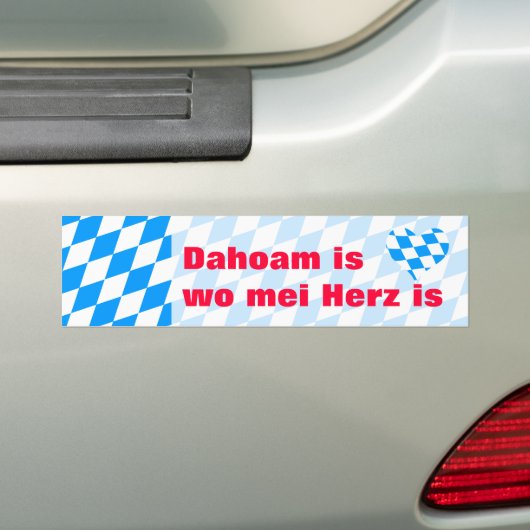 Dahoam Autoaufkleber (Auf Auto)