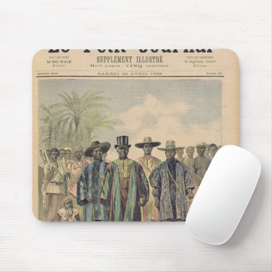 Dahomeans auf den Champions de Mars Mousepad (Mit Mouse)