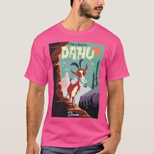 Dahu Poster T-Shirt (Vorderseite)