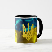 Dai Bozha! Ukrainische Flagge Tasse (VorderseiteRechts)