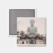 Daibutsu at Kobe, c.1880 (handfarbenes Albumen pr Magnet (Vorderseite/Rückseite)