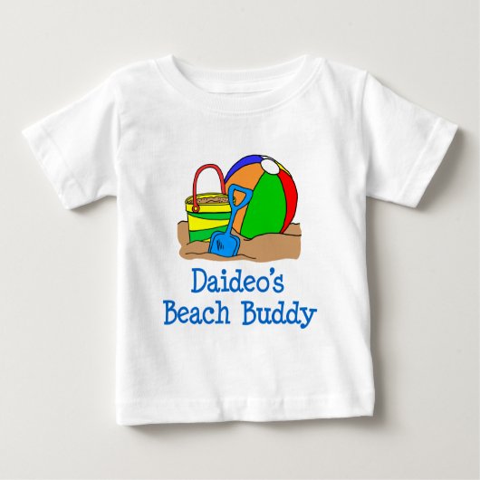 Daideos Beach Buddy Baby T-shirt (Vorderseite)
