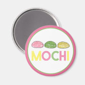 Daifuku Mochi Japanischer Neujahrskuchen Magnet (Vorderseite/Rückseite)