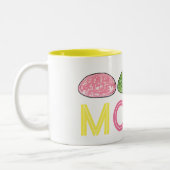 Daifuku Mochi Japanischer Neujahrskuchen Zweifarbige Tasse (Links)