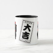 DAIKICHI (Großes Glück) und Black Cat Tasse (Zentrum)