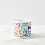 Daily Affirmation Espressotasse (Vorderseite)