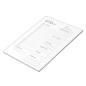 Daily Agenda Notepad Notizblock (angewinkelt)