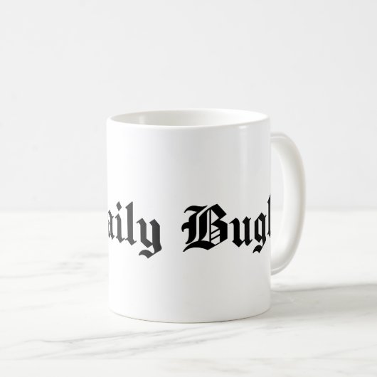 "Daily Bugle"-Tasse Kaffeetasse (VorderseiteRechts)