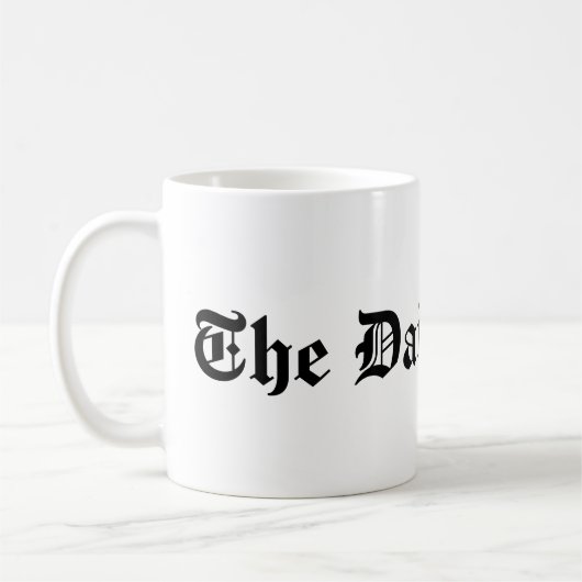 "Daily Bugle"-Tasse Kaffeetasse (Links)