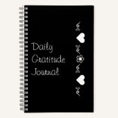 Daily Dankbarkeit Journal Sprial-Notebook Notizblock (Vorderseite)