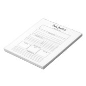 Daily Dankbarkeit Notepad Notizblock (Rotiert)