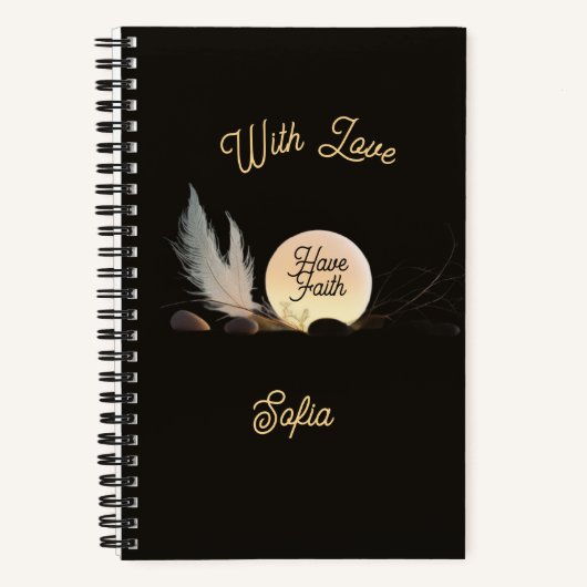 Daily Devotion & Spiritual Light Portable Notebook Notizblock (Vorderseite)