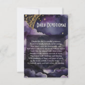 Daily Devotional Pagan Prayer Pocket Ritual Card Einladung (Vorderseite)