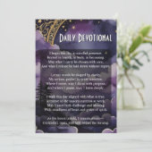 Daily Devotional Pagan Prayer Pocket Ritual Card Einladung (Stehend Vorderseite)
