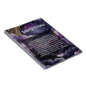 Daily Devotional Pagan Prayer Ritual Notizblock (Rechte Seite)