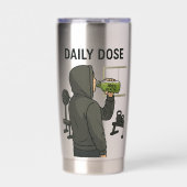 Daily Dose Travel Tumbler | Add Text/Name Thermobecher (Vorderseite)