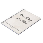 Daily Focus Journal - One Day at a Time Notebook Notizblock (Linke Seite)