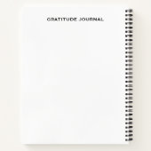 Daily Gratitude Journal | Mindful Reflection Notizblock (Rückseite)