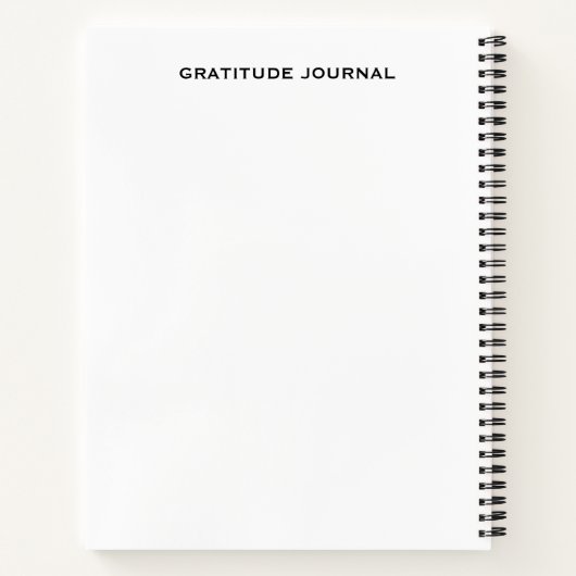 Daily Gratitude Journal | Mindful Reflection  Notizblock (Rückseite)