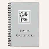 Daily Gratitude Notebook | Bamboo Notizblock (Vorderseite)
