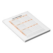 Daily Habit Tracker Notepad Notizblock (angewinkelt)