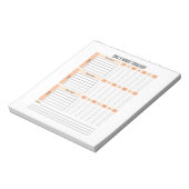Daily Habit Tracker Notepad Notizblock (Rotiert)