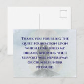 Daily Journey Marriage Quote Postcard Postkarte (Vorne/Hinten)