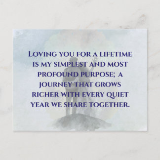 Daily Journey Marriage Quote Postcard Postkarte