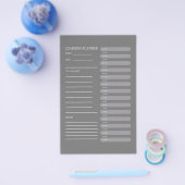  Daily Learning Planner Flyer (Einzeln)