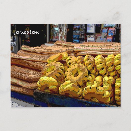 Daily Life in Jerusalem Postkarte (Vorderseite)
