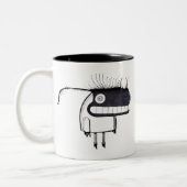 Daily-Monster-91 Zweifarbige Tasse (Links)