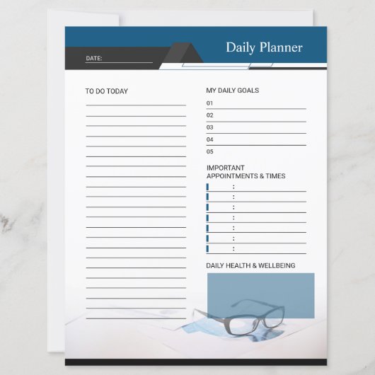 Daily, Monthly Planner Template (Vorderseite)