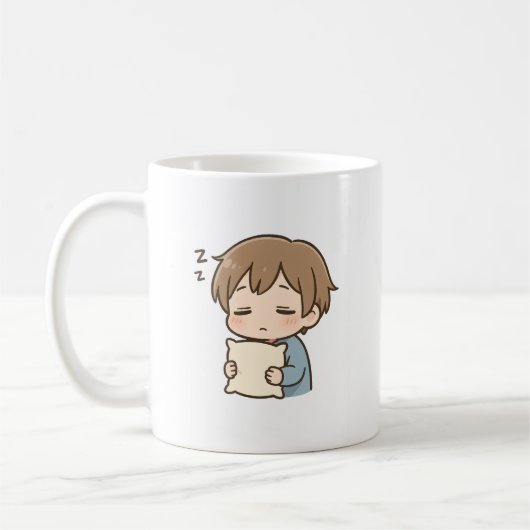 Daily Mood “Sleepy” Cute Chibi Mug Kaffeetasse (Links)