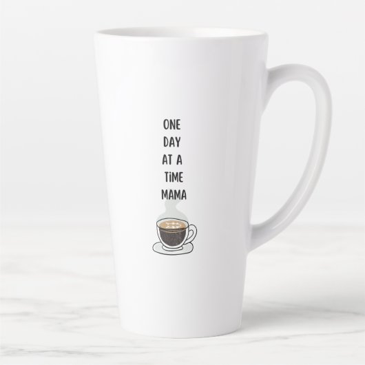 Daily Motivation Latte Mug Milchtasse (Rechts)