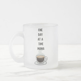 Daily Motivation Mug- Frosted Glass Mattglastasse