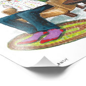 Daily News Space Alien - Kunstdruck Fotodruck (Ecke)