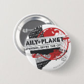 Daily Planet - Rette die Stadt Button (Vorne & Hinten)