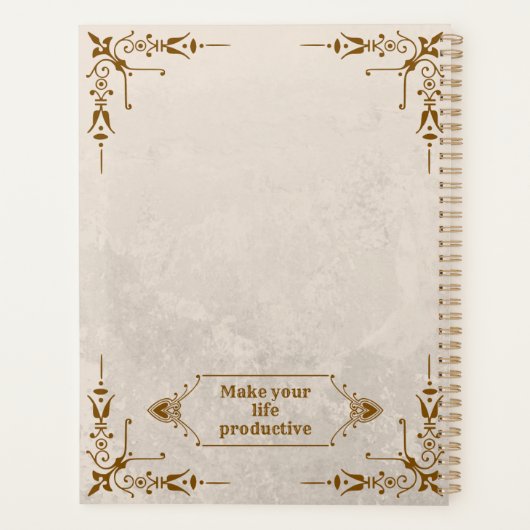 Daily Planner 2026 Planer (Rückseite)