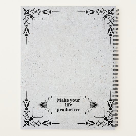 Daily Planner 2026 Planer (Rückseite)