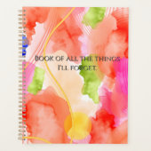 Daily Planner- Colorful Abstract Cover Planer (Vorderseite)