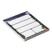 Daily Planner Notepad - Night Forest design Notizblock (angewinkelt)