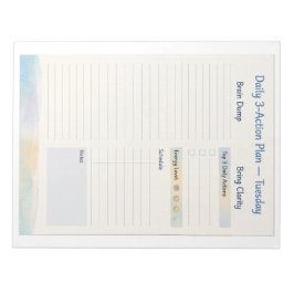 Daily Planner – Smart to do list | Tuesday Notizblock