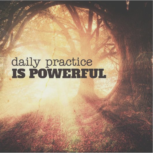 Daily Practice Aufkleber (Vorderseite)