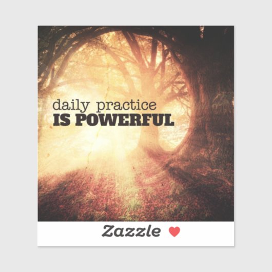 Daily Practice Aufkleber (Blatt)