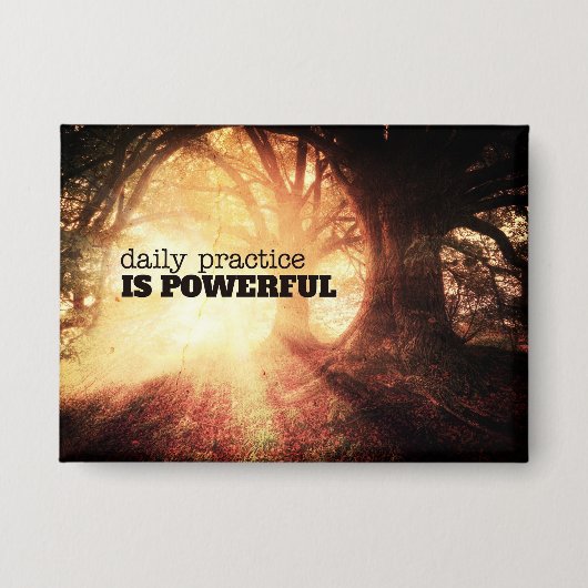 Daily Practice Button (Vorderseite)