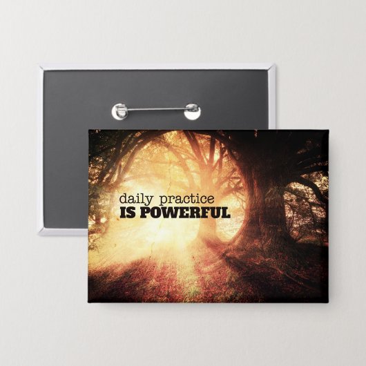 Daily Practice Button (Vorderseite/Rückseite)