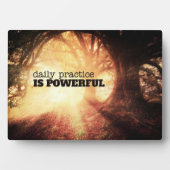 Daily Practice Fotoplatte (Vorderseite)