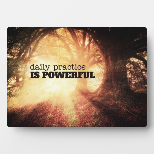 Daily Practice Fotoplatte (Vorderseite)