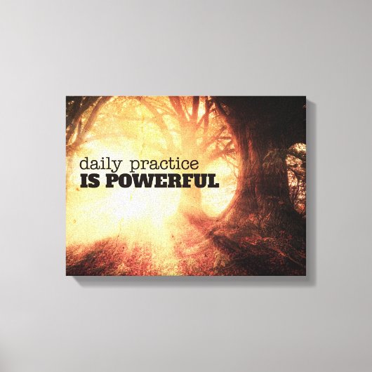 Daily Practice Leinwanddruck (Vorderseite)